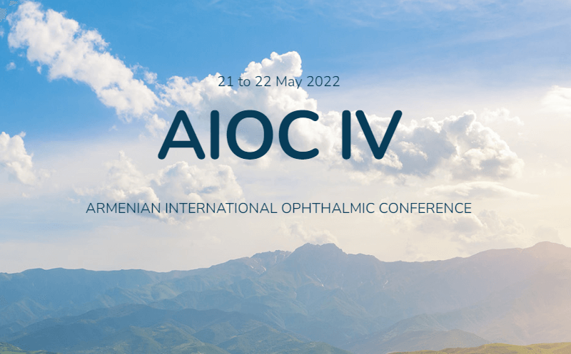 В Армении 21-22 мая 2022 пройдет международная офтальмологическая конференция (АМОК IV).