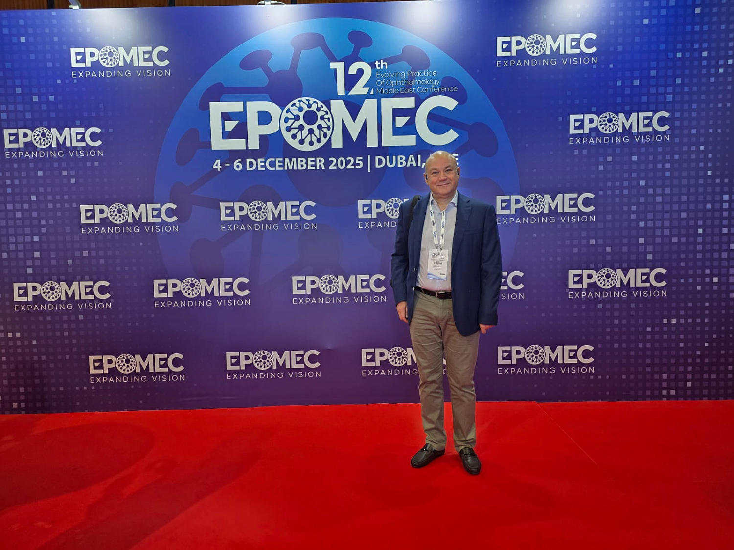С 4 по 6 декабря 2025 года в Дубае прошла 12‑я конференция по развитию практики офтальмологии на Ближнем Востоке (EPOMEC)